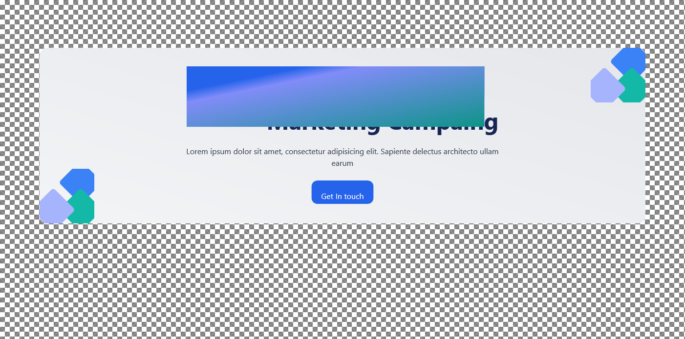 CTA Section with glassmorphism - unify-ui