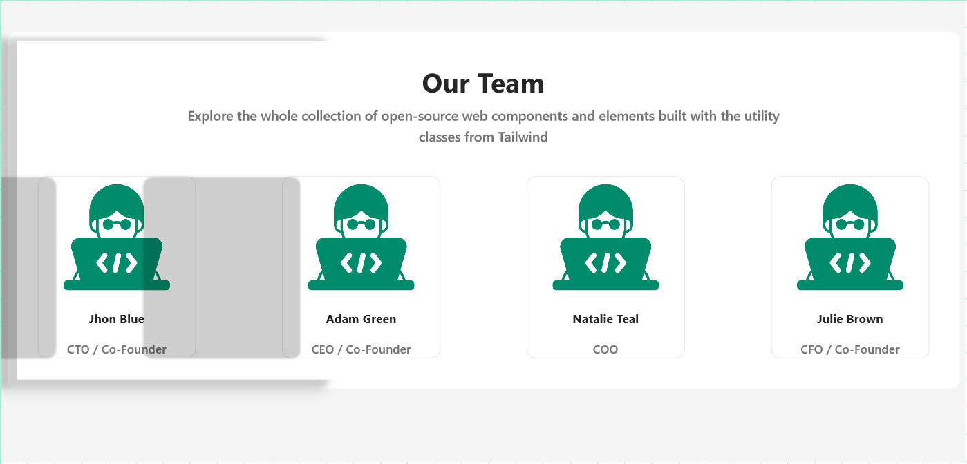 Team section