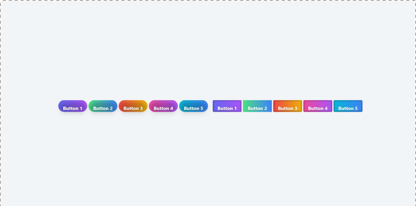 Gradient buttons with tailwind